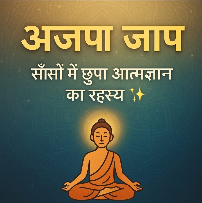 अजपा जाप – सांसों में छुपा आत्मज्ञान का रहस्य ✨