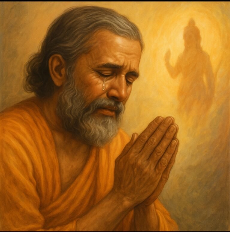 🌸भक्ति के आँसू — आत्मा की सबसे शुद्ध भाषा 🌸